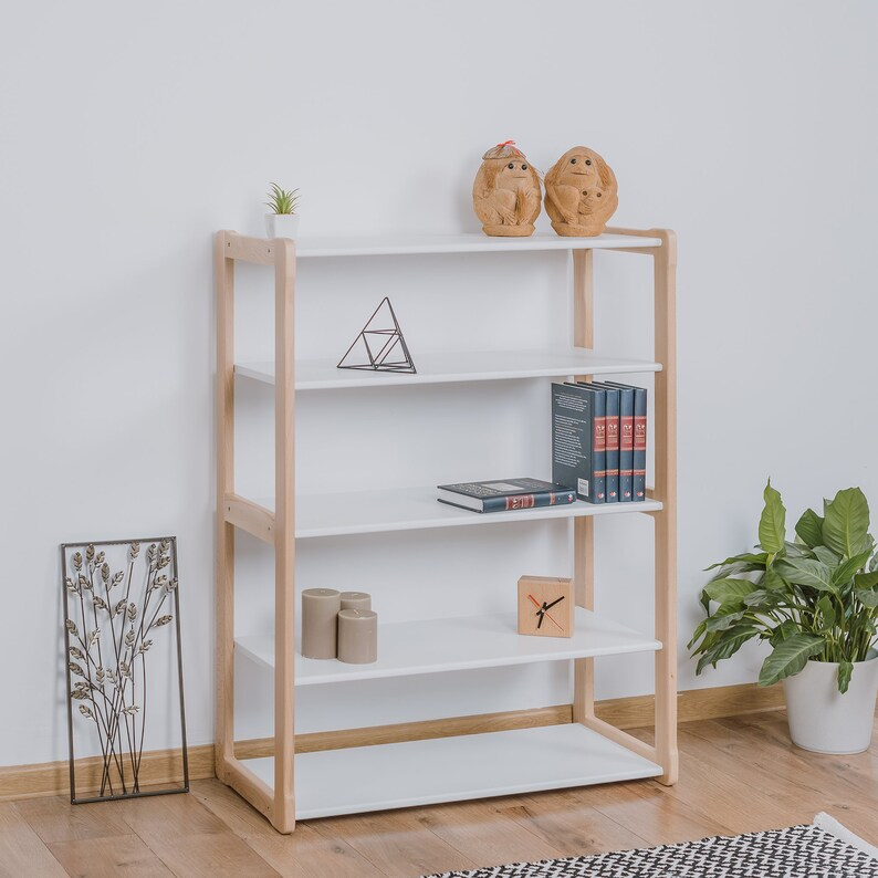 Montessori Kids Clothing Rack with Maxi Large Storage Shelf