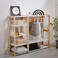 Montessori Kids Wardrobe & Maxi Narrow Shelf