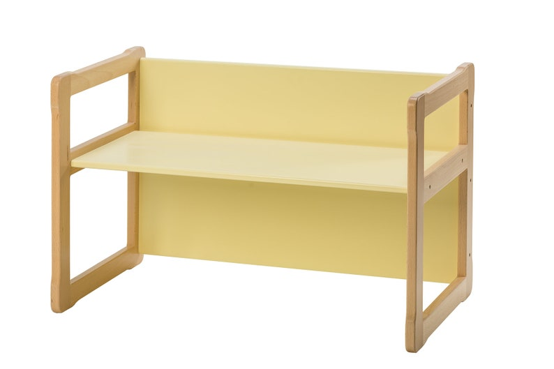 Montessori Wooden Desk & 2 Chair Set