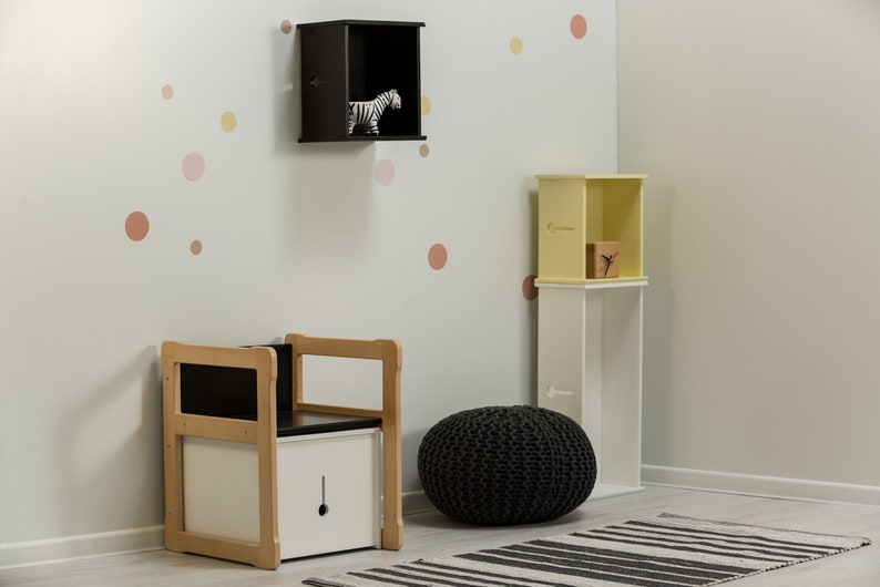 Montessori Multifunctional Wooden Table & Chair